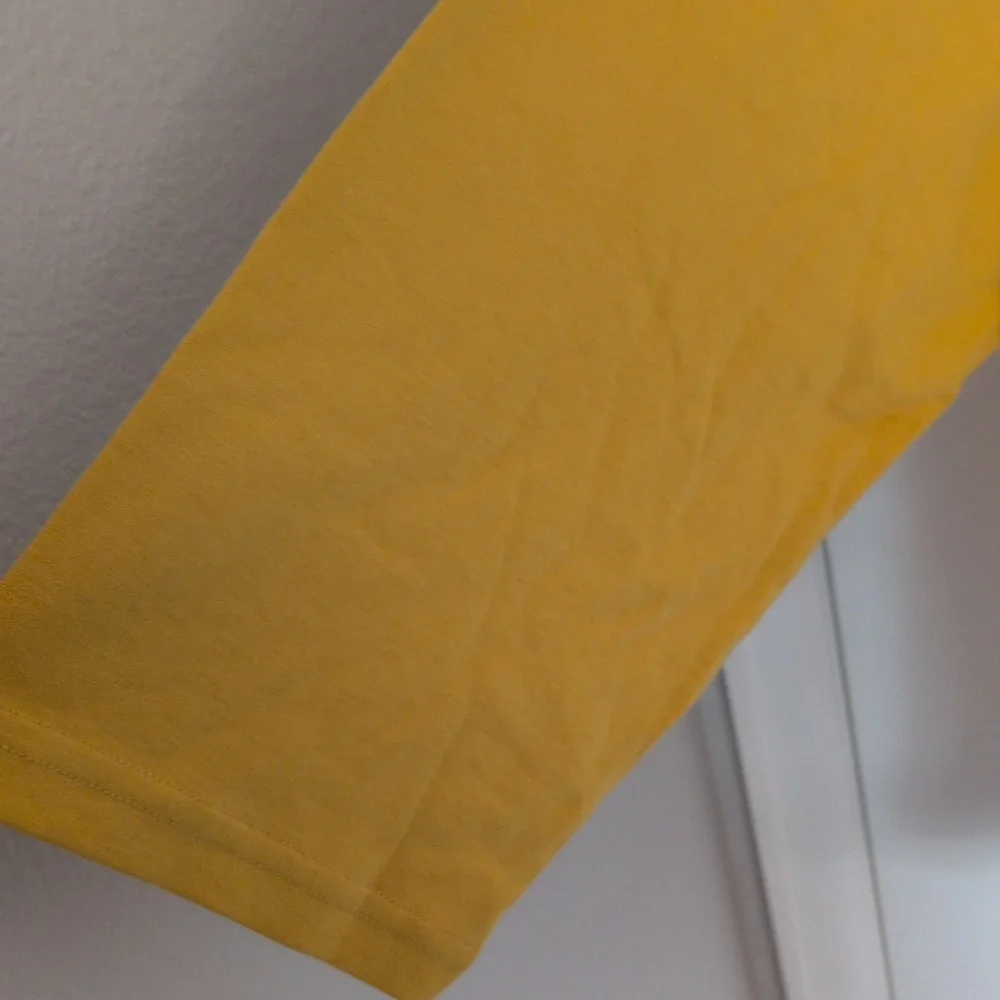 NWOT Blair Dark Yellow 3/4 Sleeve Top - 3X